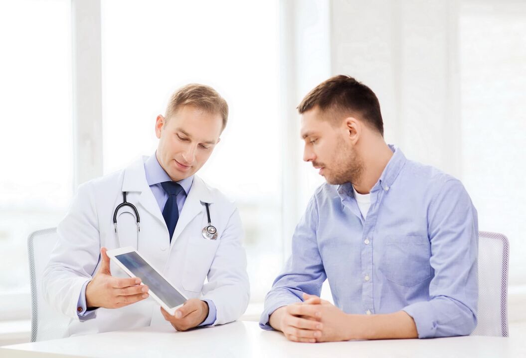 doctor's examination for prostatitis